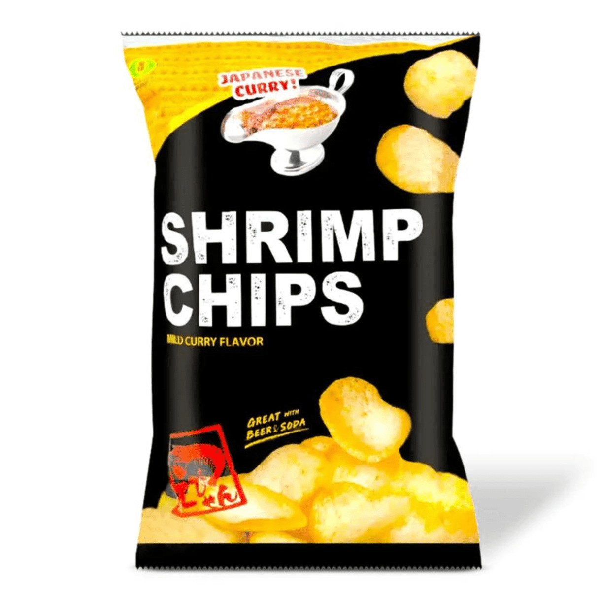 SHRIMP CHIPS CURRY FLAVORED 2OZ/5606G