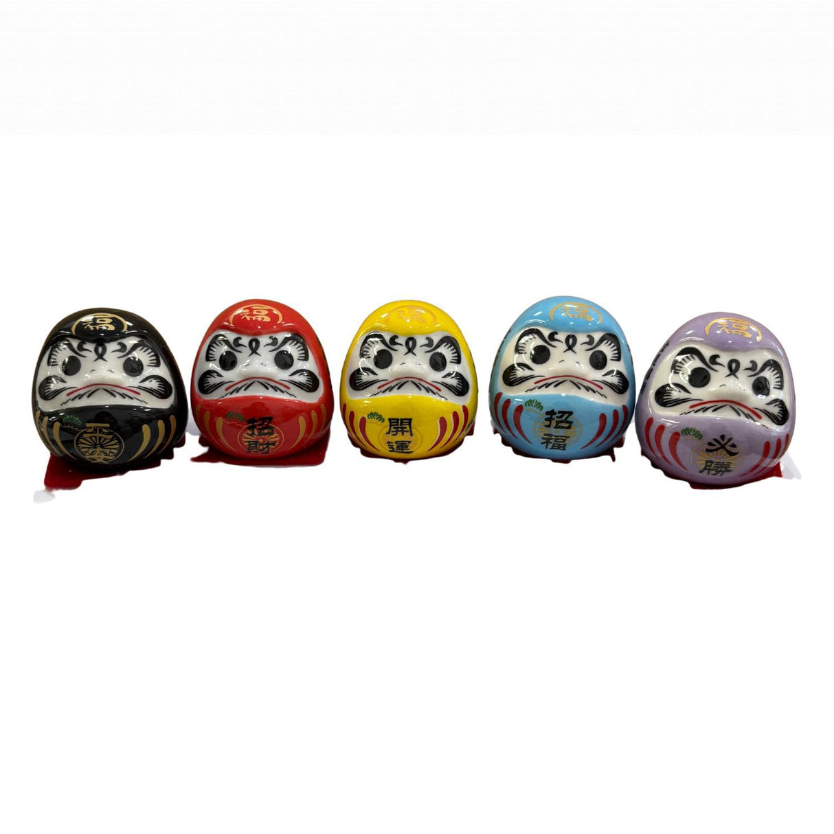 LUCKY DARUMA FIGURINES 2.5 INCH