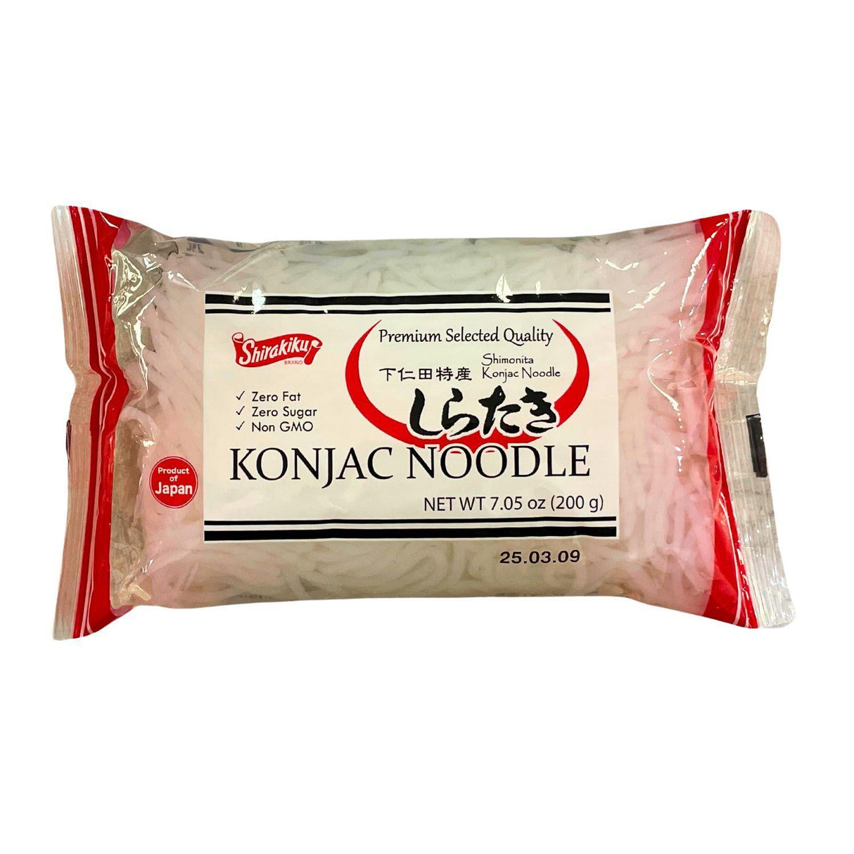 EXPIRING ON 4/18/2025 SHIRATAKI SHIMONITA WHITE 7.05OZ/200G