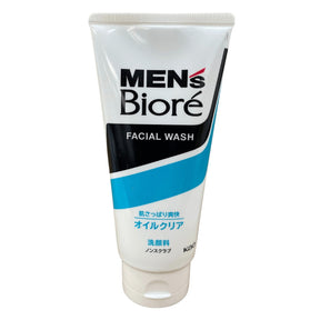 BIORE MENS DEEP OIL CLEAR FACE WASH