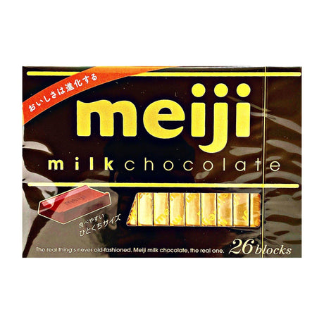 EXPIRING ON 7/31/2024 MEIJI MILK CHOCOLATE 26P 4.23OZ/120G