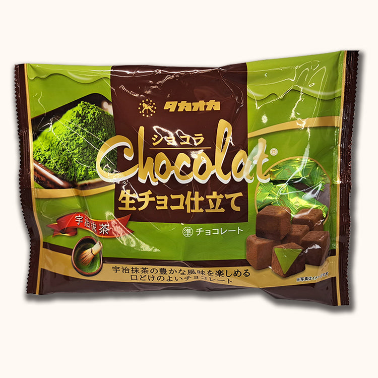 TAKAOKA CHOCOLATE RAW CHOCOLATE UJI MATCHA 4.7OZ/135G