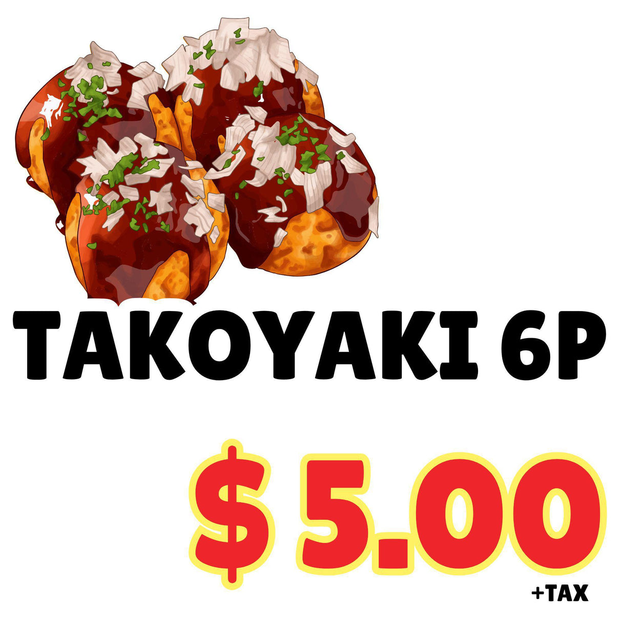 HOT FOOD TAKOYAKI 6P