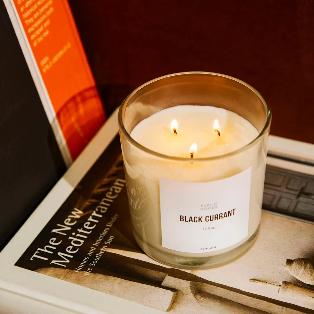 Black Currant Soy Candle