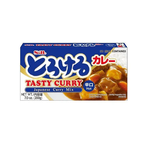 EXPIRING ON 10/10/2026 SB Torokeru Tasty Curry Hot 10servings 7oz