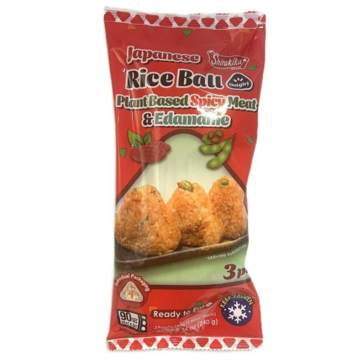SK RICE BALL DAIZU MEAT EDAMAME 8.46OZ/240G