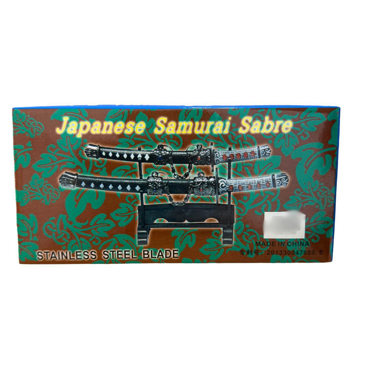 SAMURAI SABRE LETTER OPENER BLACK 2PC