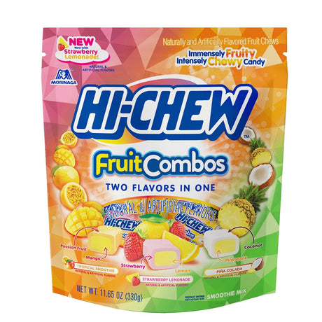 HI-CHEW FRUIT COMBOS STAND UP POUCH 11.65OZ/330G