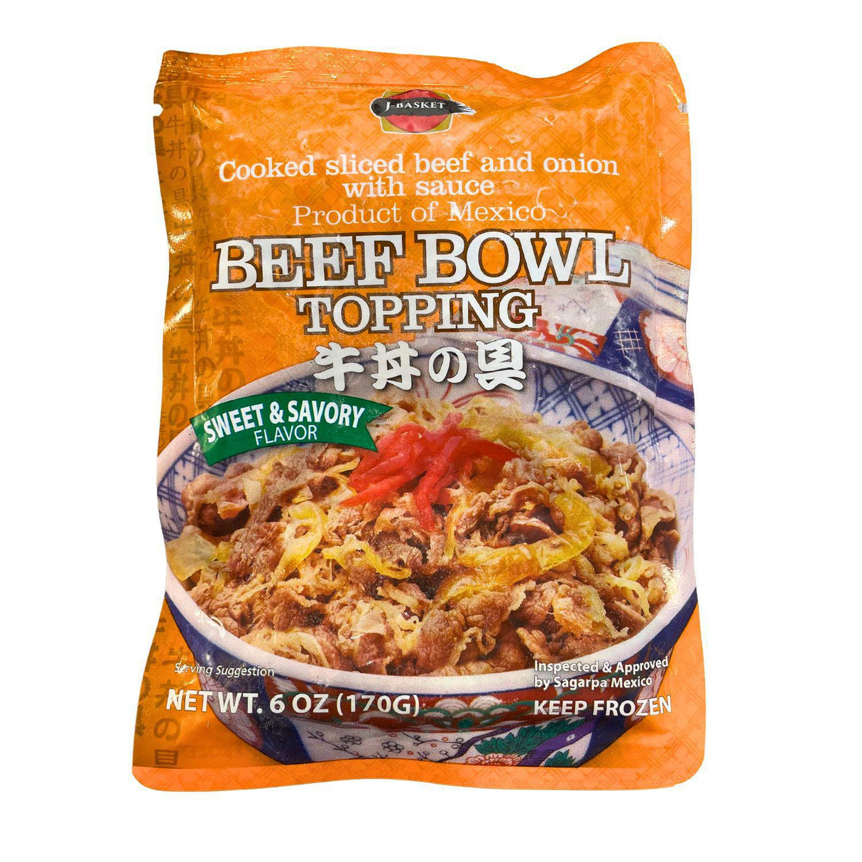JB BEEF BOWL TOPPING GYUDON 6OZ/170G