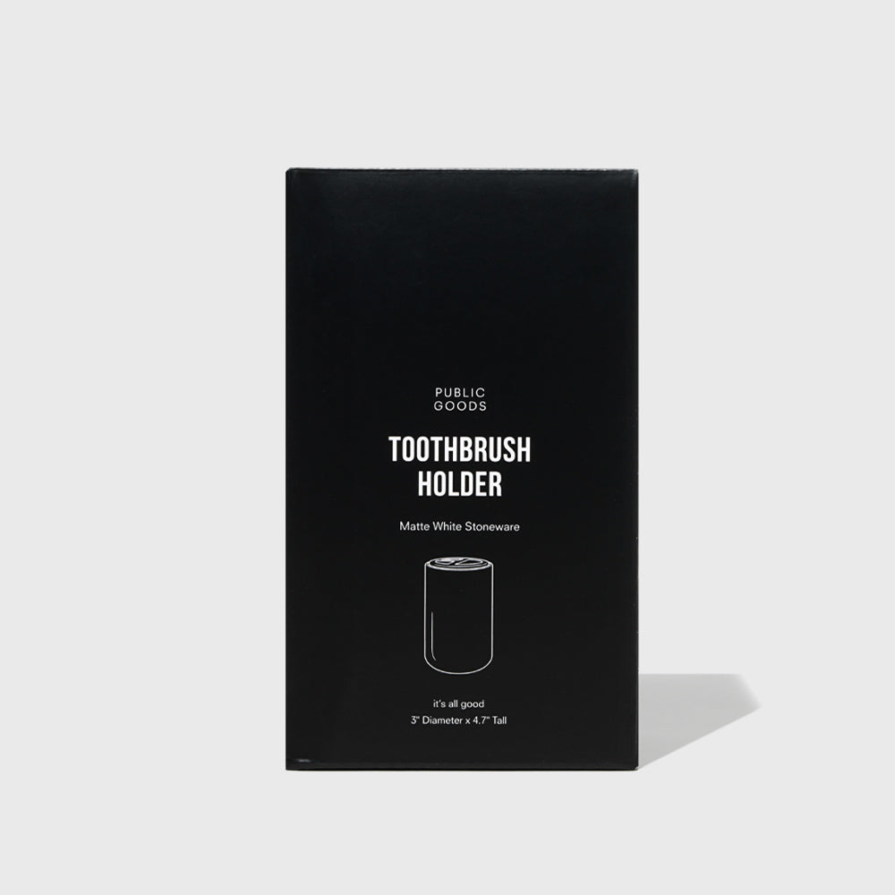 Stoneware Toothbrush Holder