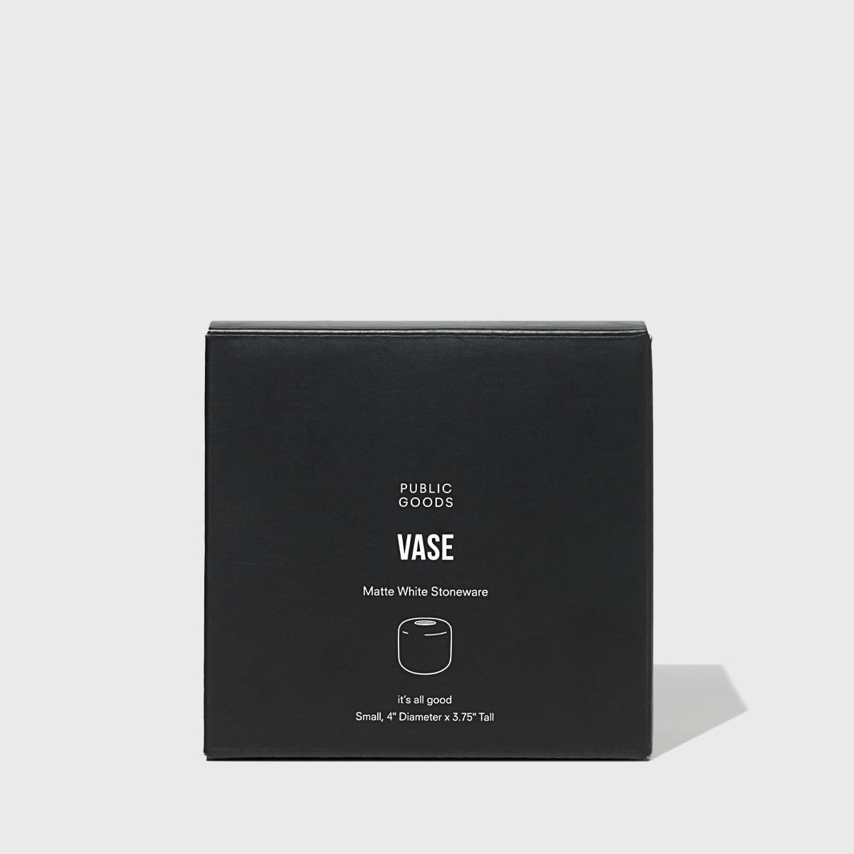 Short Stoneware Vase