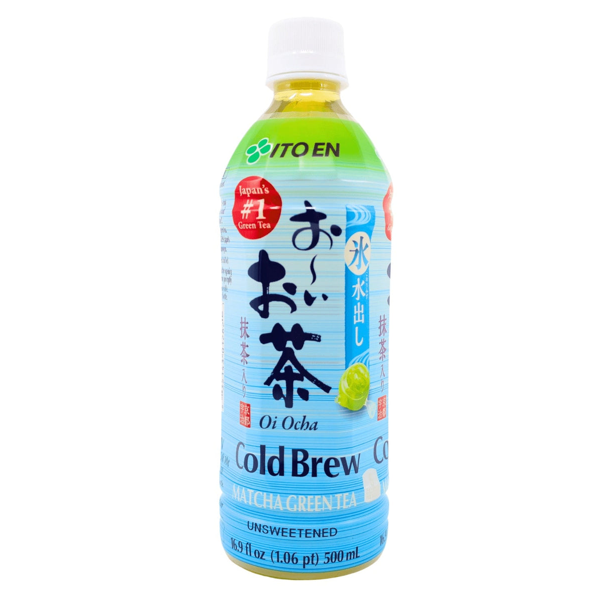 ITO EN OI OCHA COLD BREW MATCHA GREEN TEA UNSWEETENED 16.9FL OZ/500MLWIWIS