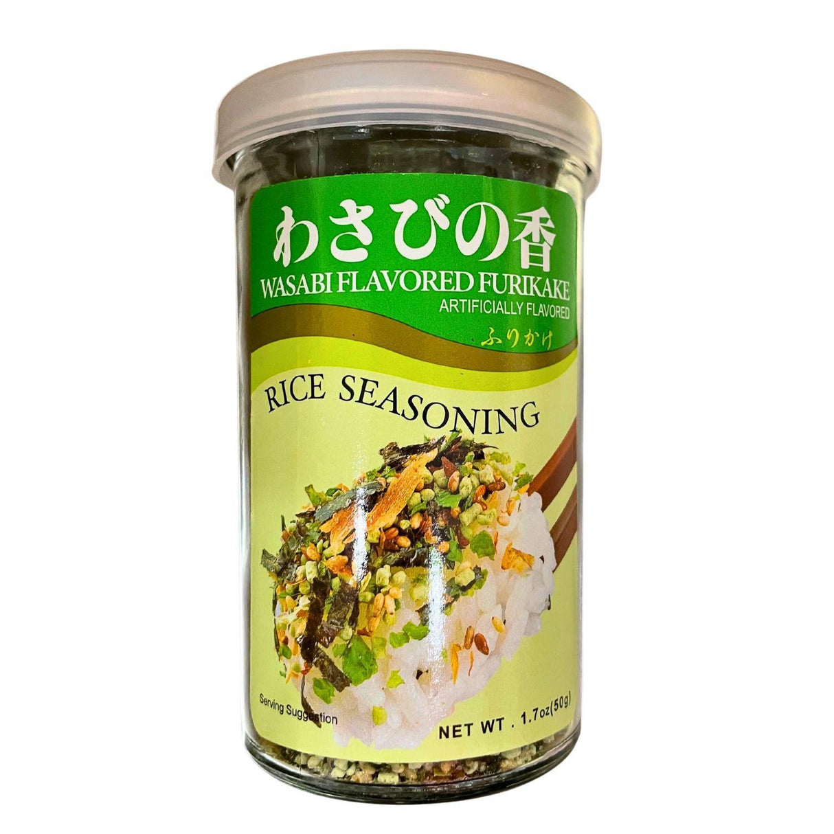 AJISHIMA WASABI NO KA WASABI FLAVORED FURIKAKE 1.7OZ/50G