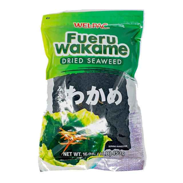 WEL-PAC FUERU WAKAME DRIED SEAWEED 1LB/453G