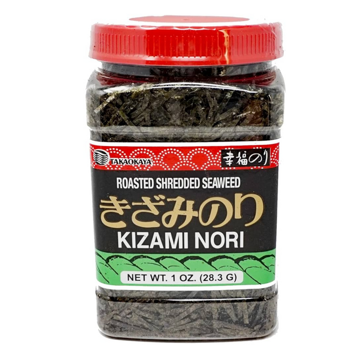TAKAOKAYA Roasted Shredded Seaweed Kizami Nori 1oz/28.3g - GOHAN Market