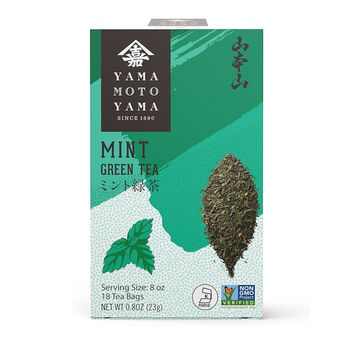 YMY MINT GREEN TEA 18 BAGS 1.02OZ/36G - GOHAN Market