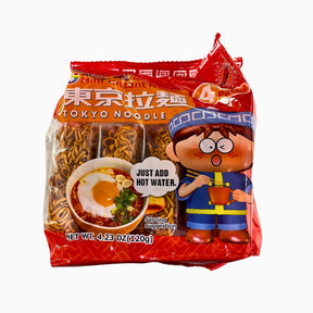 EXPIRING ON 3/11/2026 TOKYO RAMEN NOODLE SPICY 4PK 4.23OZ/120G - GOHAN Market