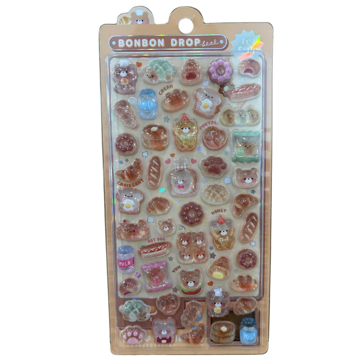 QLIA STICKERS:91052 BON BON DROP BREAD