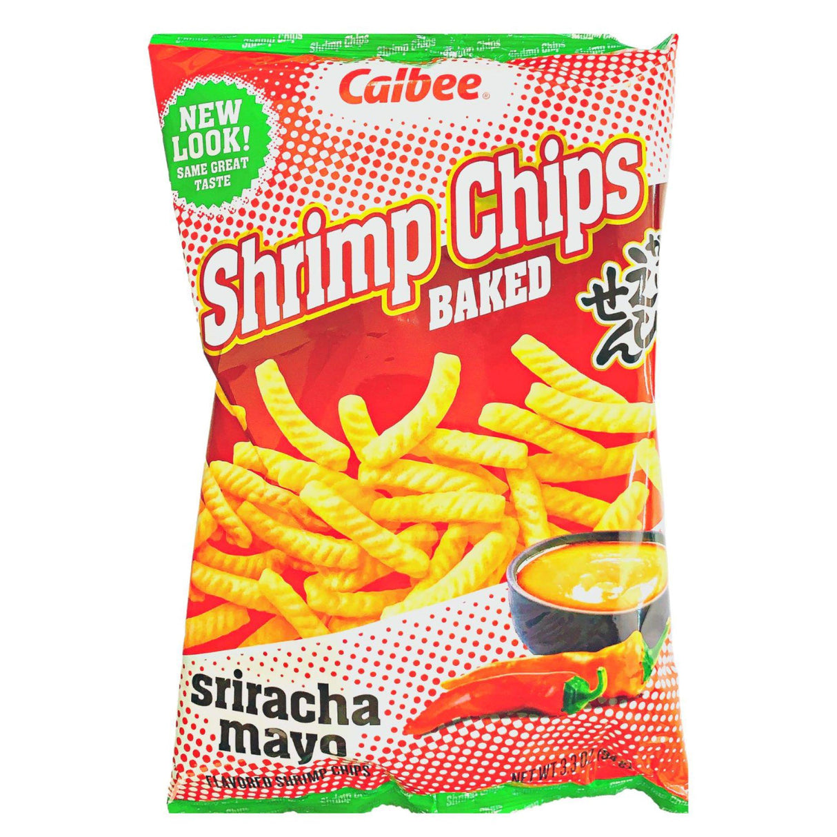 CALBEE SHRIMP CHIPS BAKED SRIRACHA MAYO 3.3OZ/94G