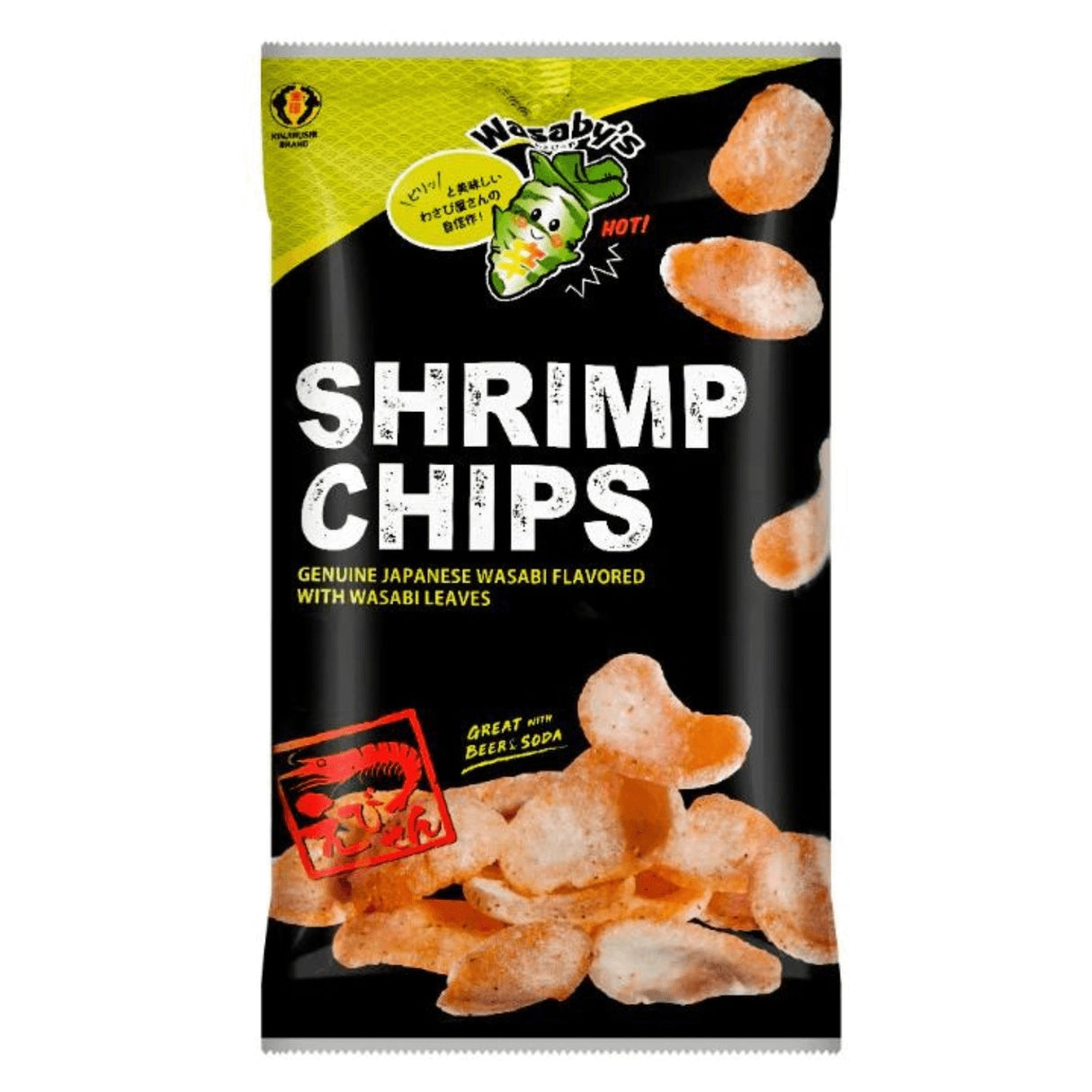 SHRIMP CHIPS WASABI 2OZ/56.6G