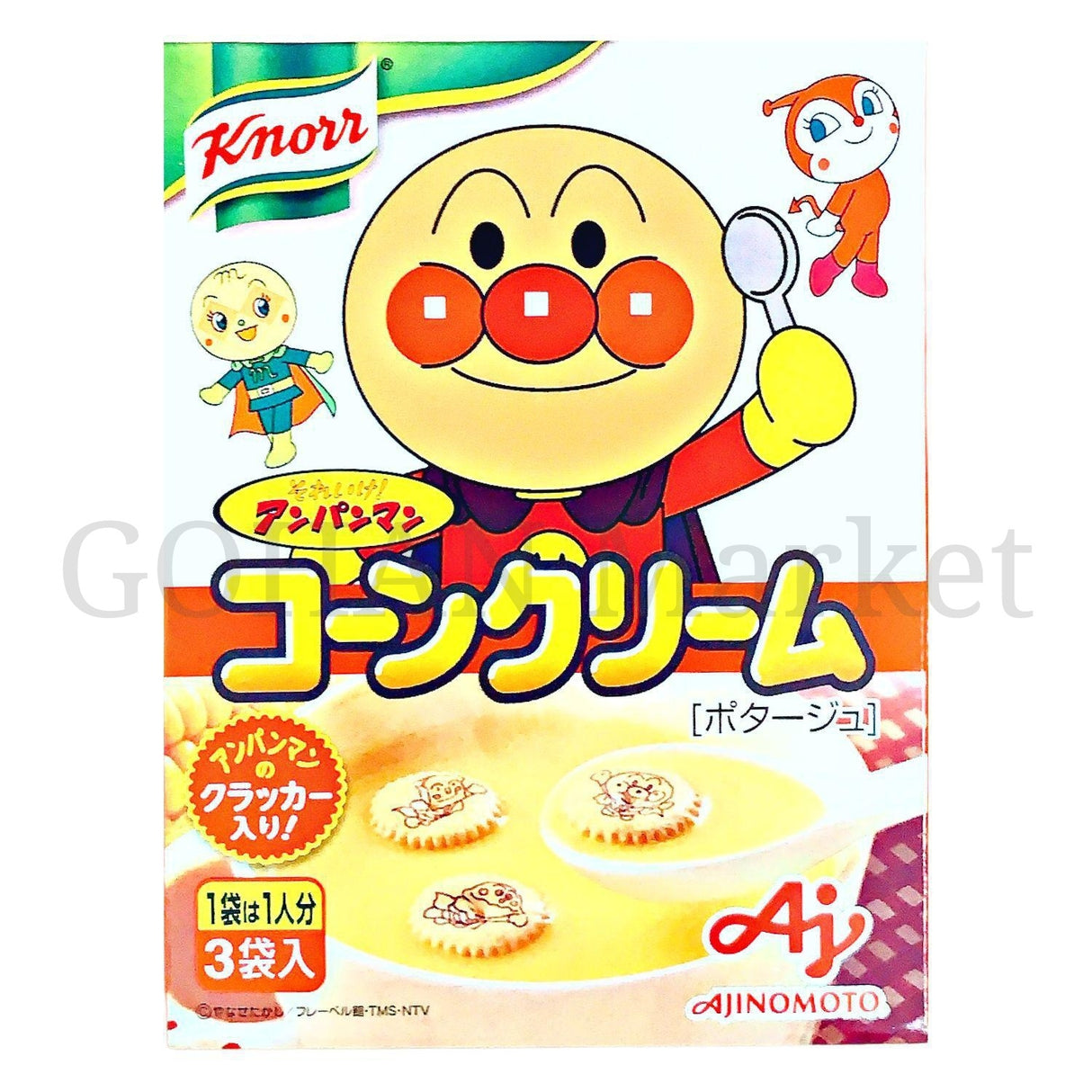 KNOOR ANPANMAN CORN CREAM SOUP 2.0OZ/58.5G