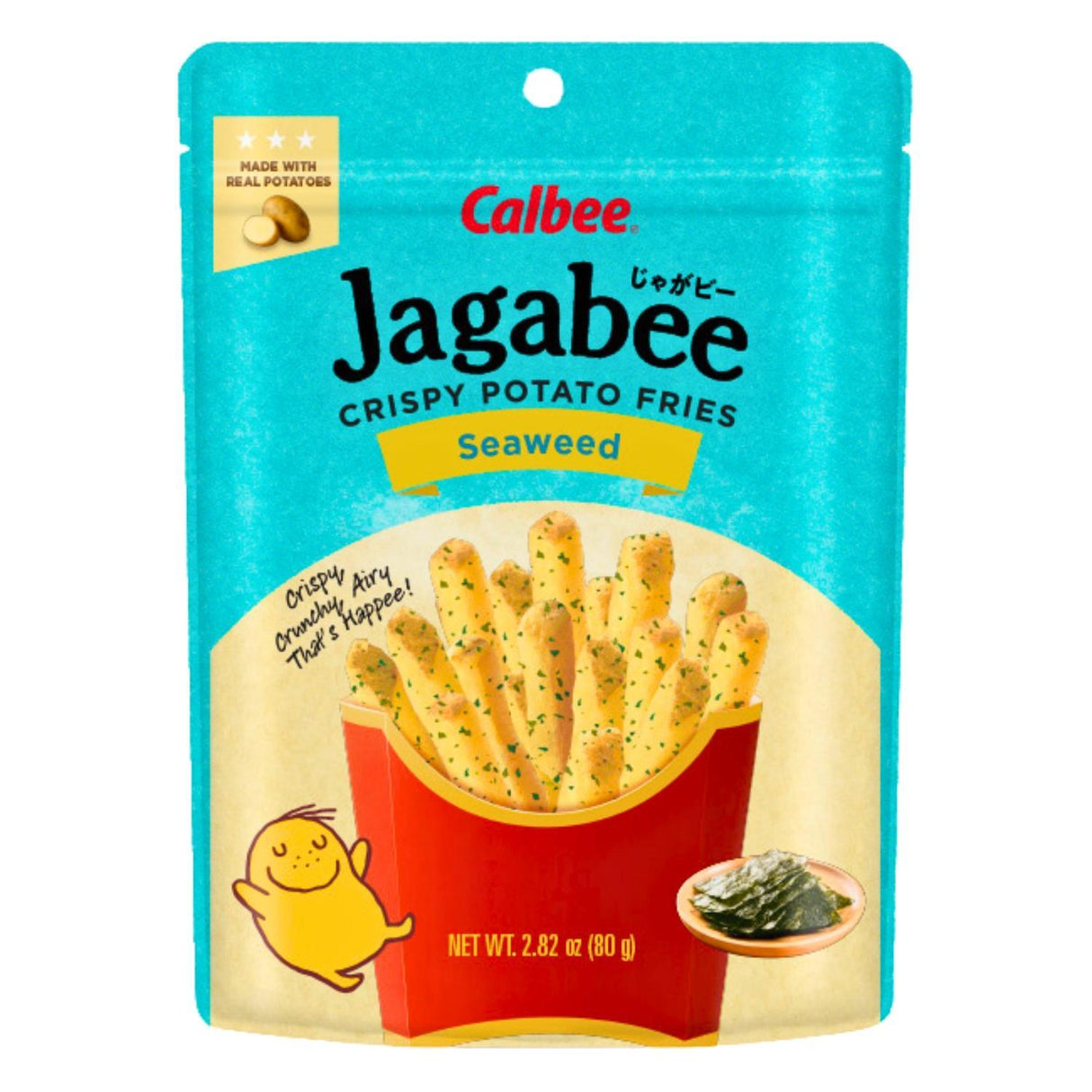 CALBEE JAGARICO SEAWEED FLAVORED POTATO SNACK 2.82OZ/80G