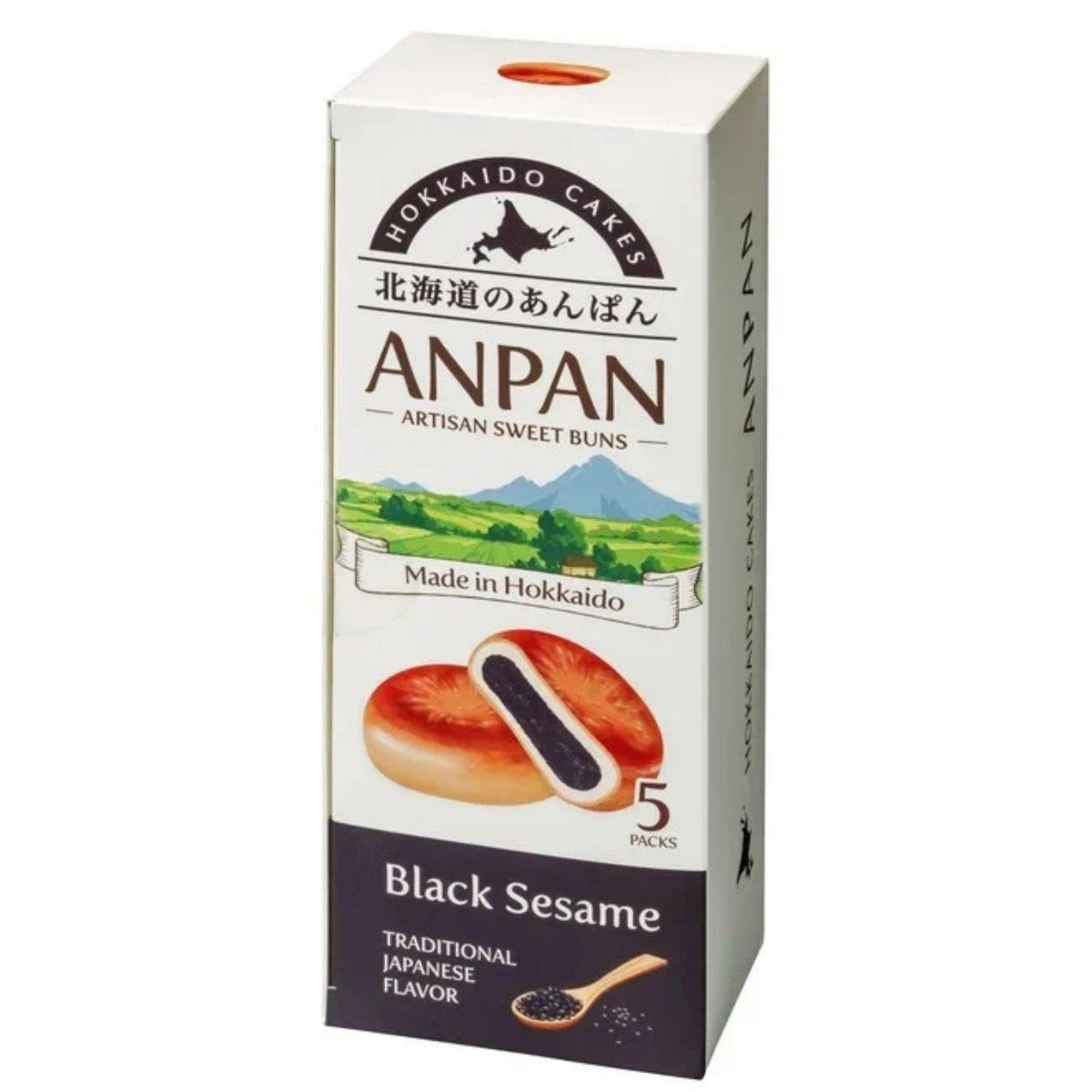 HOKKAIDO ANPAN BLACK SESAME PACK 5 FLV 12.2OZ / 345G