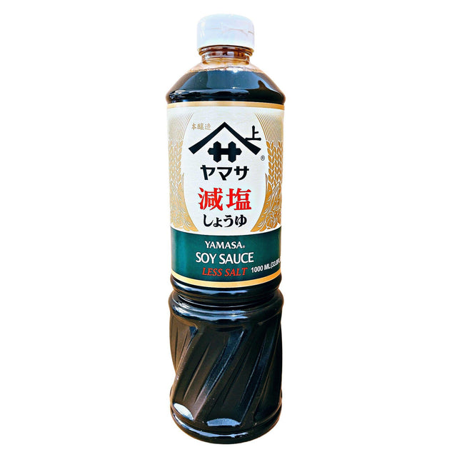 YAMASA SOY SAUCE LESS SALT 33.8FLOZ/1L