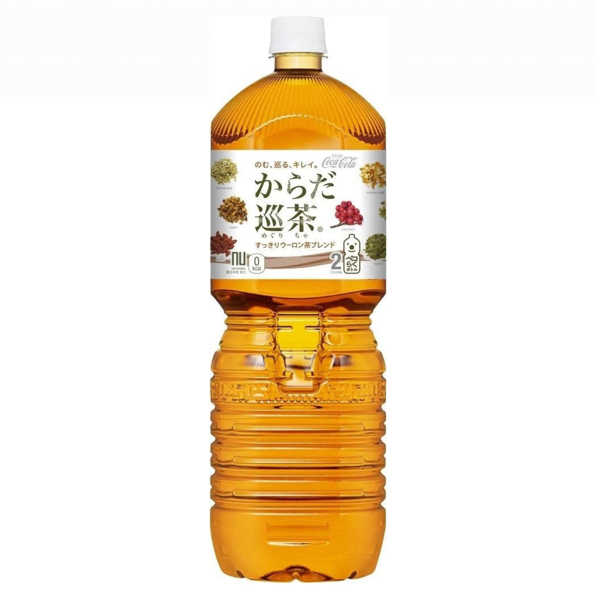 COCA COLA GREEN TEA KARADA MEGURICHA 2L