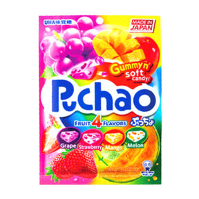 UHA MIKAKUTO PUCHAO FRUIT 4 FLAVORS 3.53OZ/100G