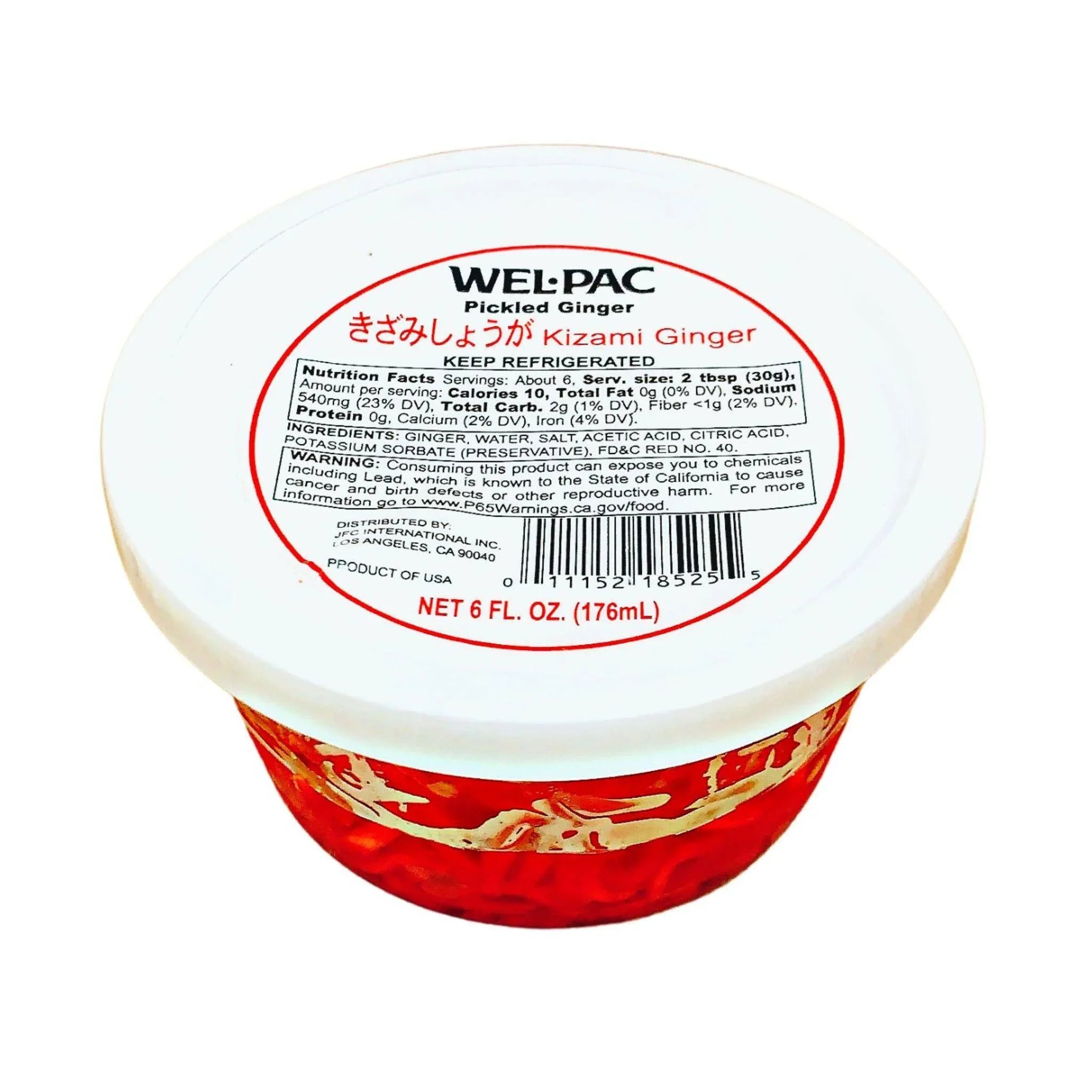 WEL-PAC KIZAMI SHOGA PICKLED GINGER 6FLOZ/176ML – GOHAN Market