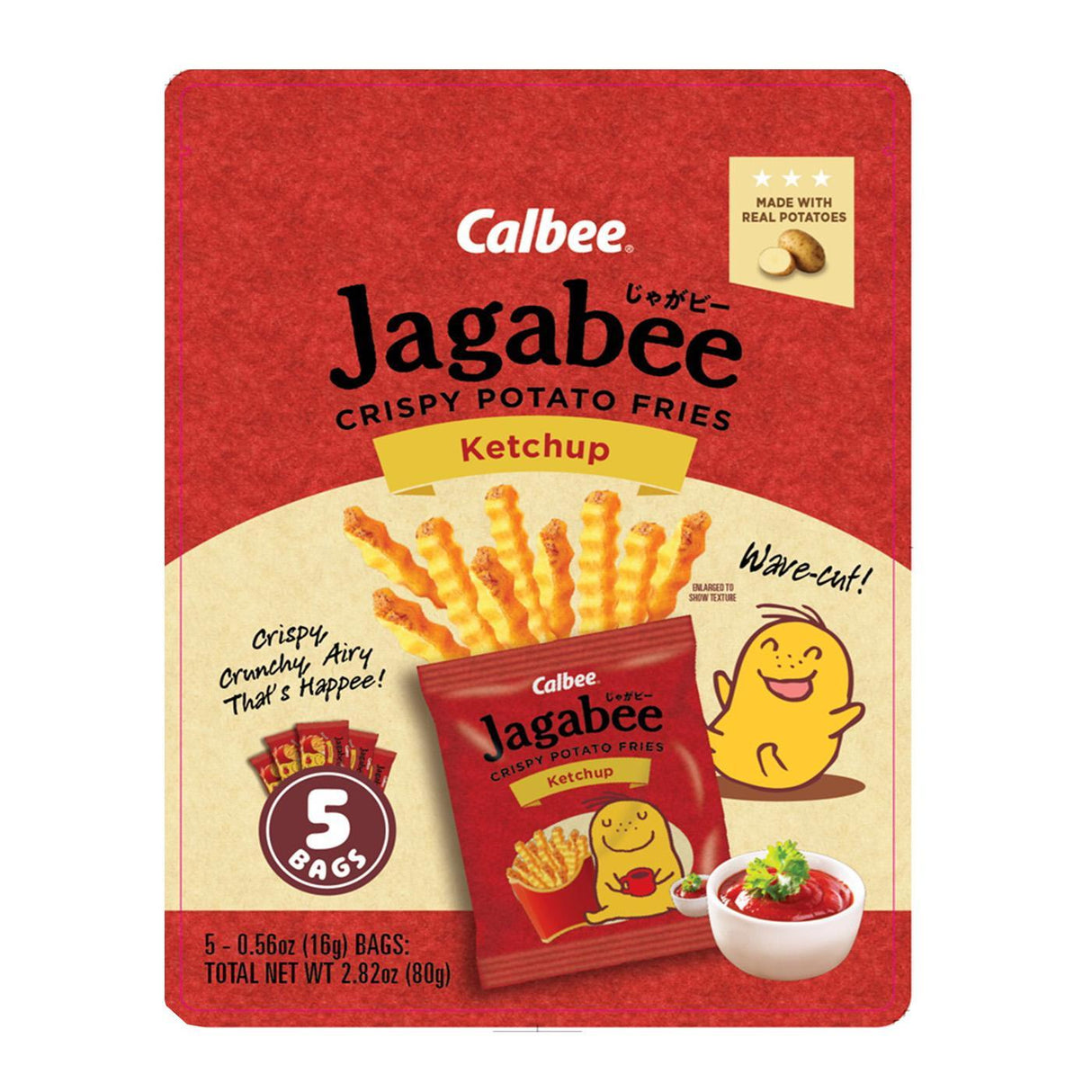 CALBEE JAGABEE KETCHUP 5P 2.82 OZ