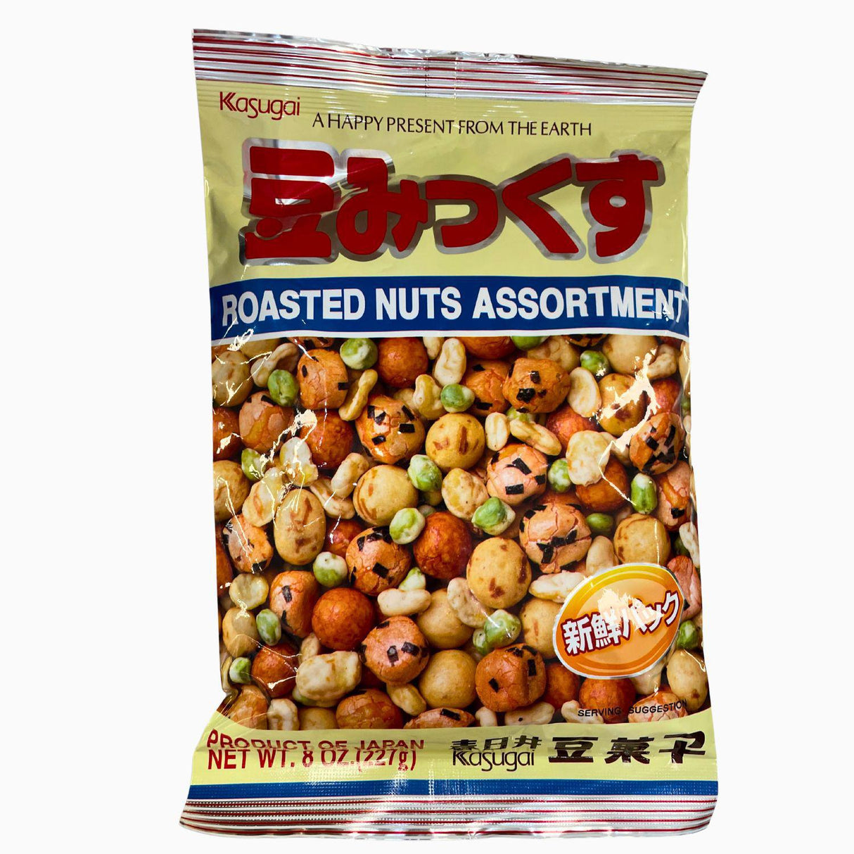 KASUGAI MAME MIX ROASTED NUTS ASSORTMENT 80Z/227G