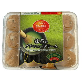 ORANGE MATCHA MINI CREAM PUFF 3.8 OZ