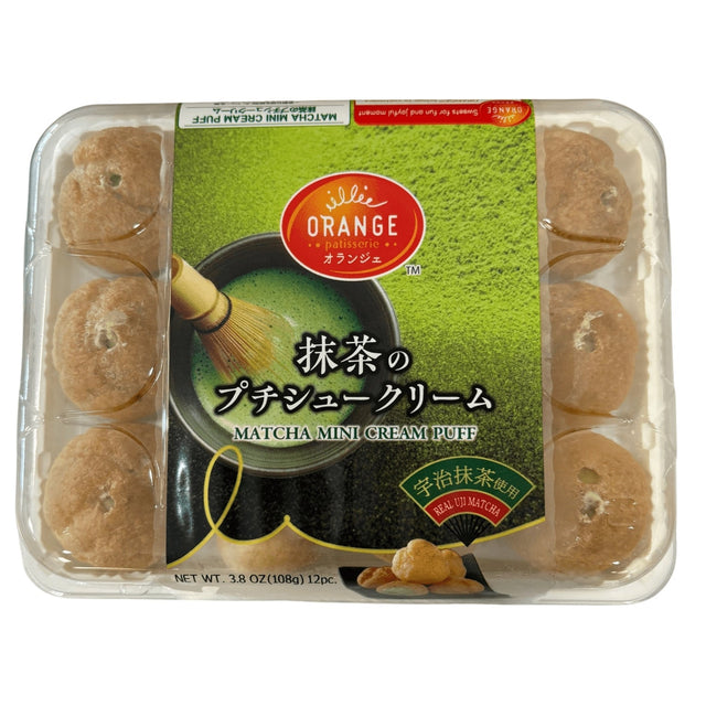 ORANGE MATCHA MINI CREAM PUFF 3.8 OZ