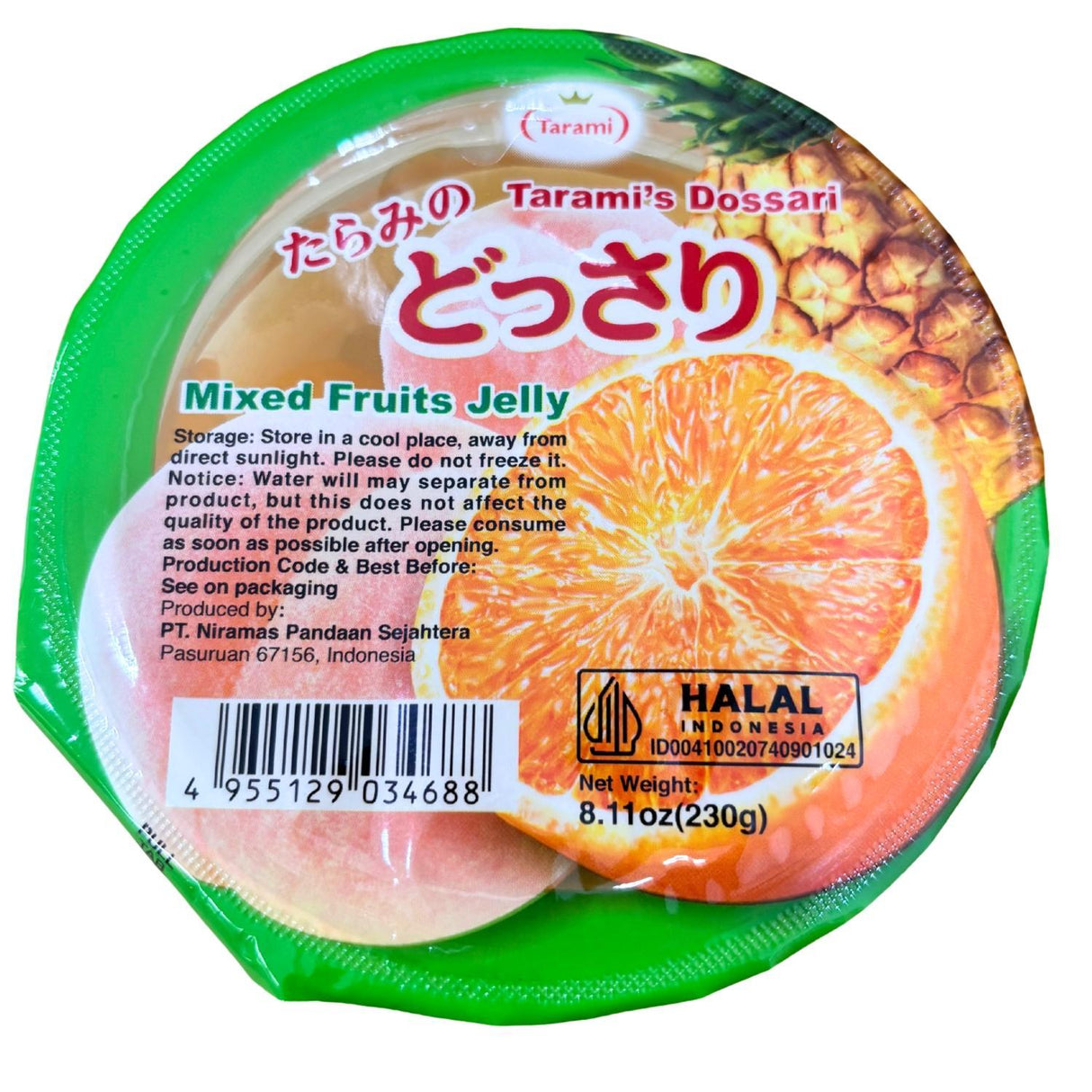 TARAMI DOSSARI MIXED FRUITS JELLY 8.11OZ/230G
