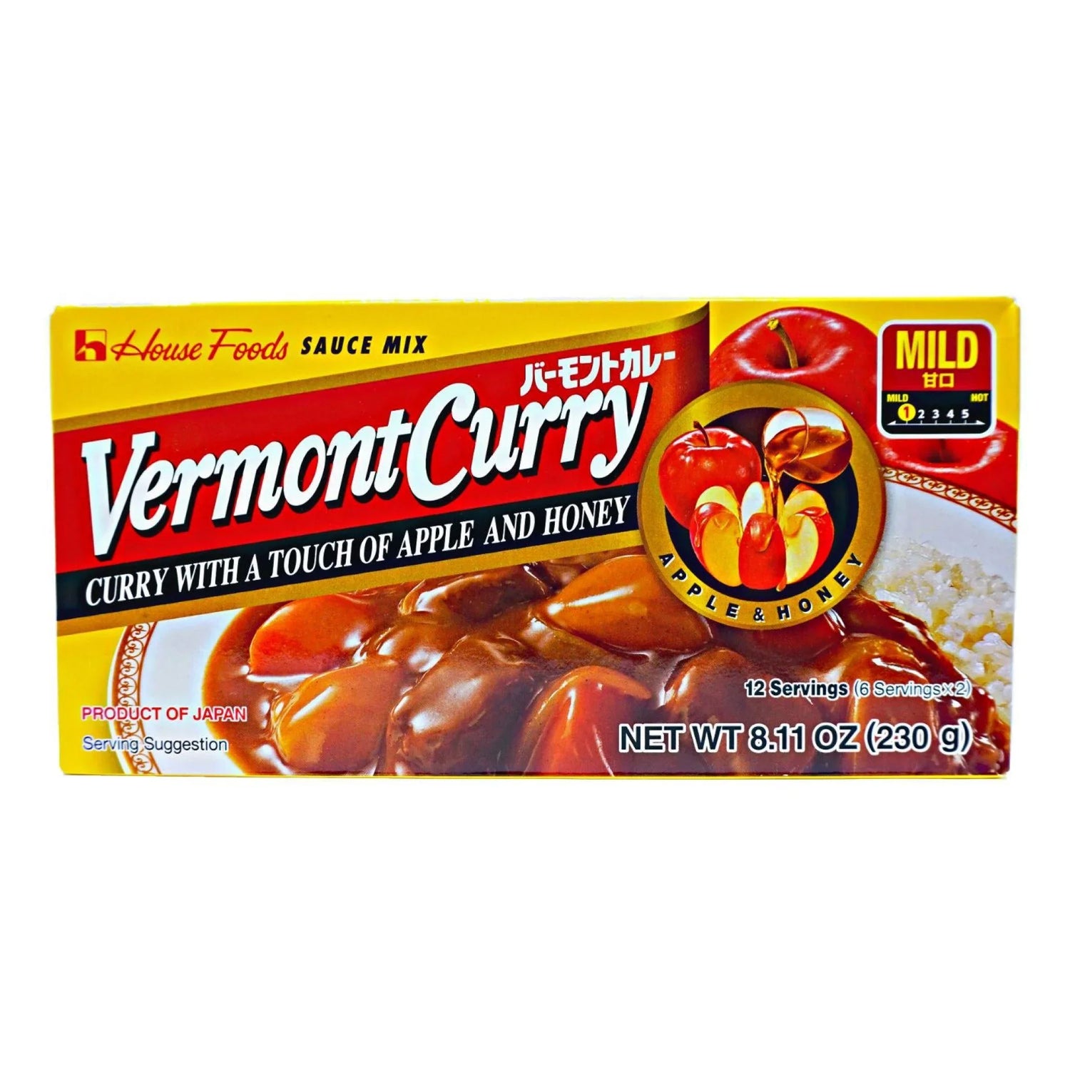 House Foods Vermont Curry, Mild - 8.8 oz Box House Foods Vermont Curry, Mild - 8.8 oz Box