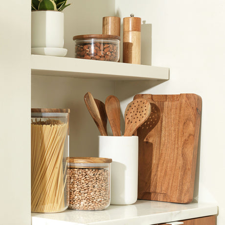 Glass Canisters (Set of 3)