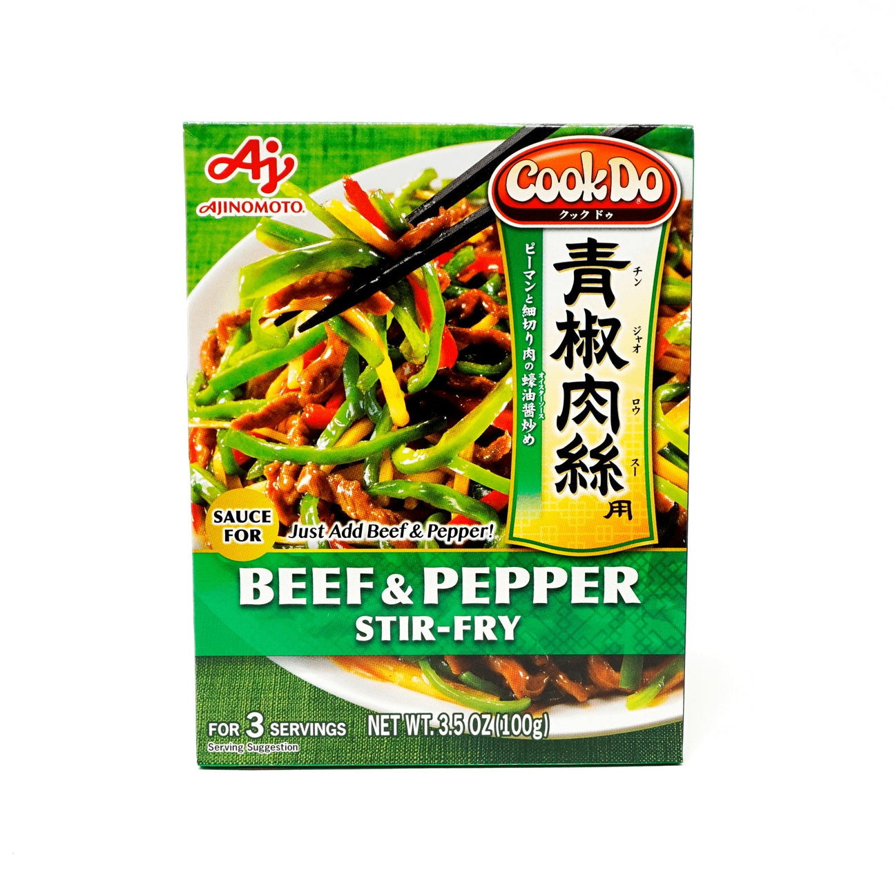 AJINOMOTO COOK DO BEEF AND PEPPER STIR-FRY 3.5 OZ/100G