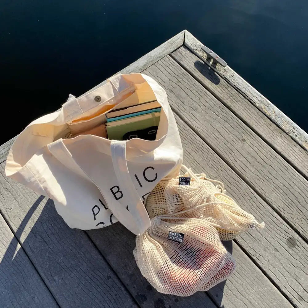 Organic Reusable Cotton Tote Bag