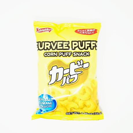 Expiring on 7/12/2024 Curvee Puffs Sea Salt and Umami Flavor 2.46oz/70g