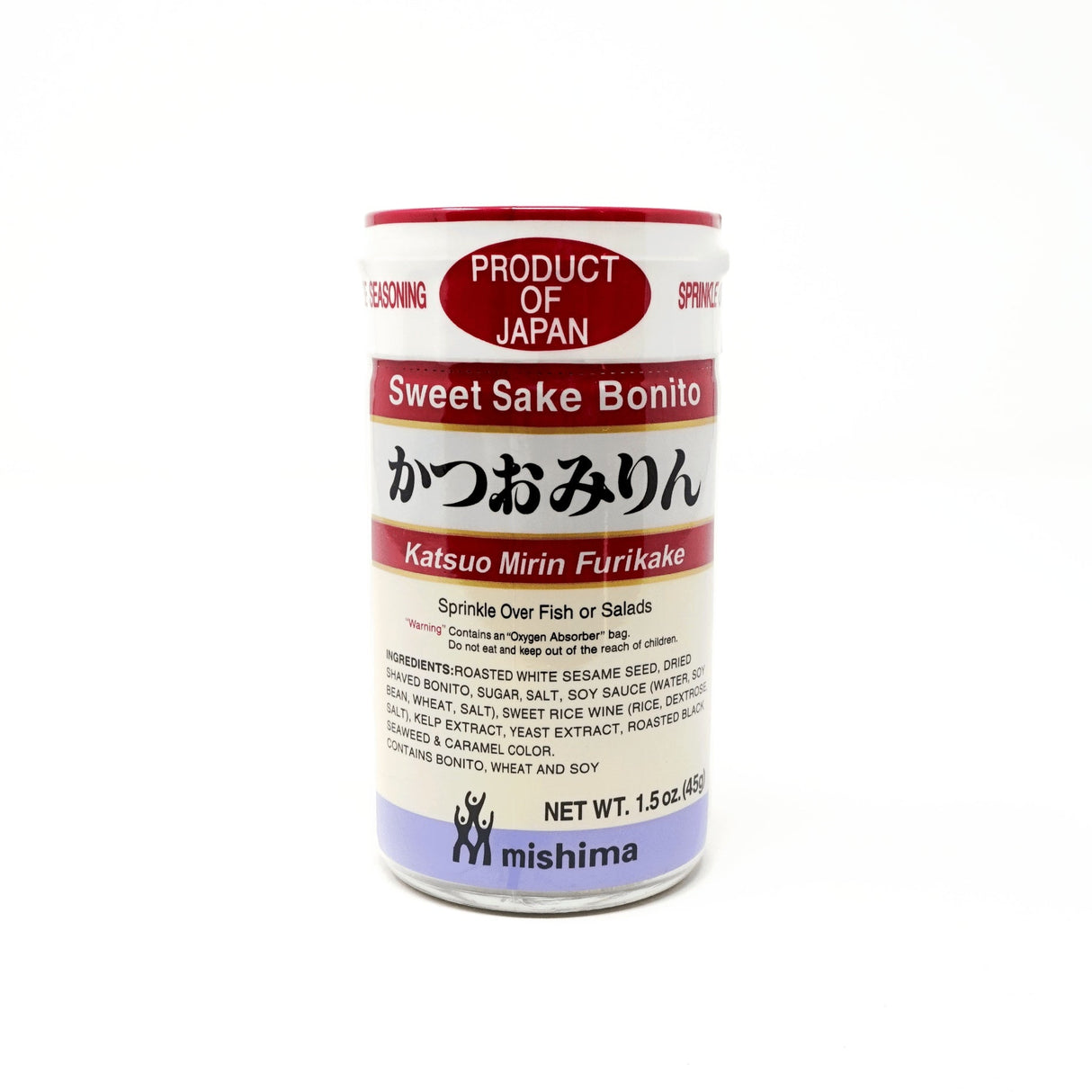 MISHIMA KATSUO MIRIN FURIKAKE NO MSG ADDED 1.5OZ