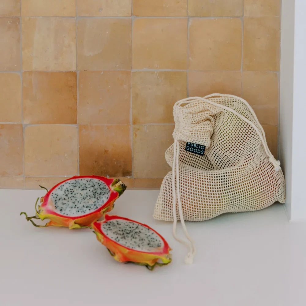 Organic Reusable Mesh Grocery Bag (2 ct)
