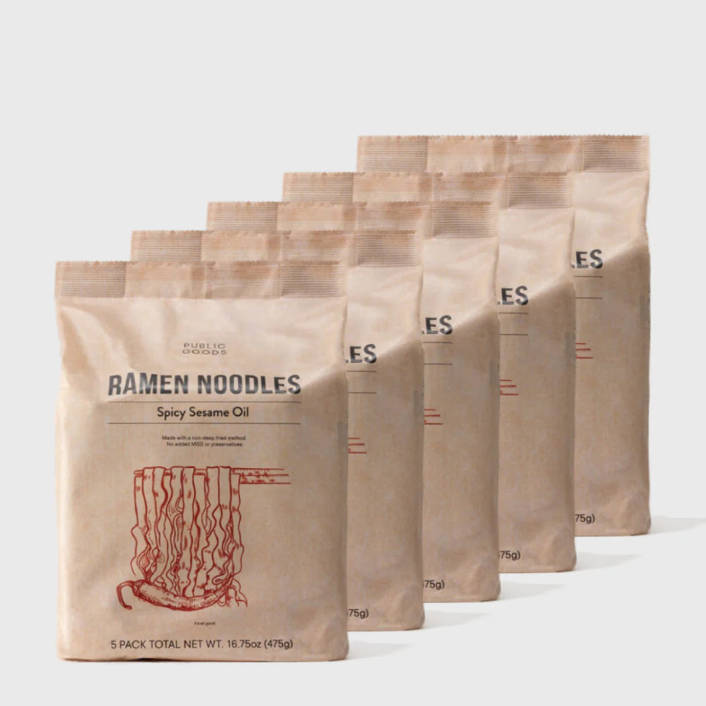 Spicy Sesame Oil Ramen Noodles