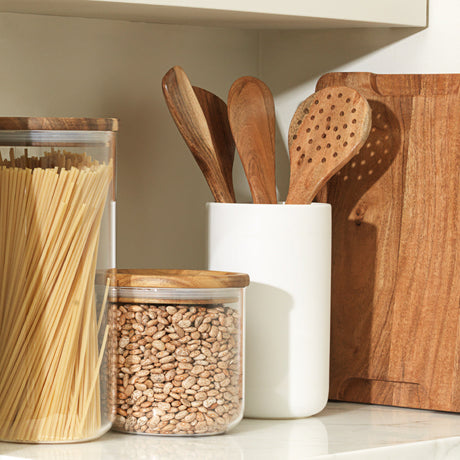 Tall Stoneware Utensil Holder