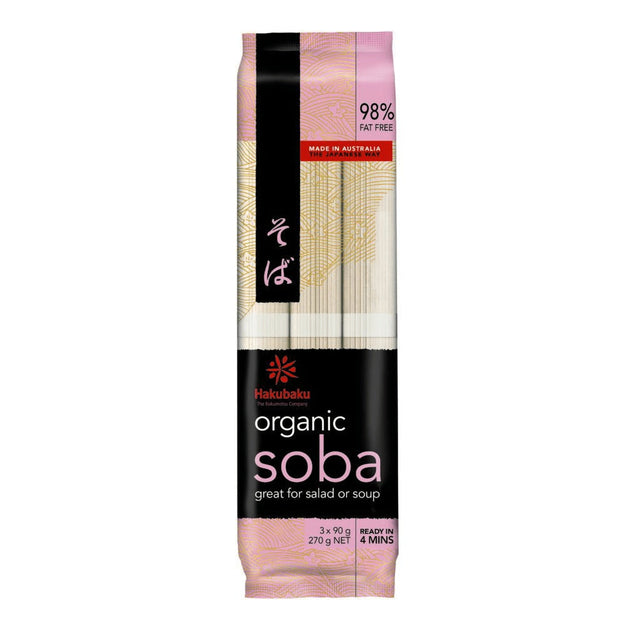 HAKUBAKU ORGANIC SOBA 9.5OZ/269G