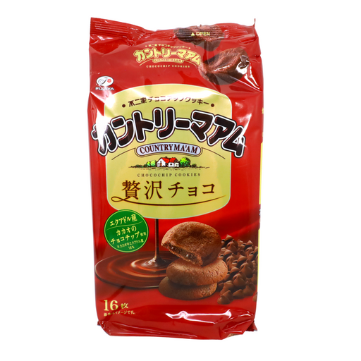 FUJIYA COUNTRY MA'AM ZEITAKU CHOCO Cookie 16pcs 5.97oz/169.6g - GOHAN Market