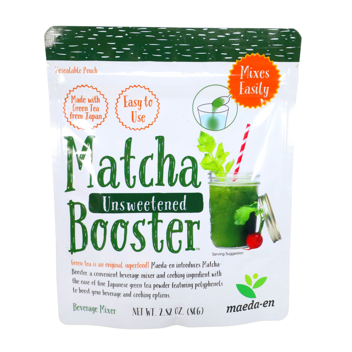 MAEDA-EN UNSWEETENED MATCHA BOOSTER 2.82OZ/80G