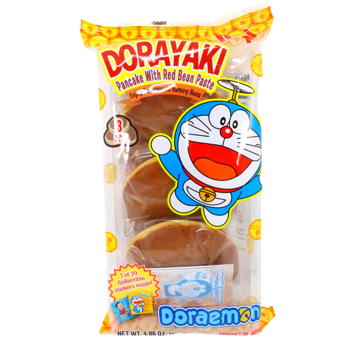Doraemon Dorayaki(Pancake with Red Bean Paste) 4.96 oz - GOHAN Market