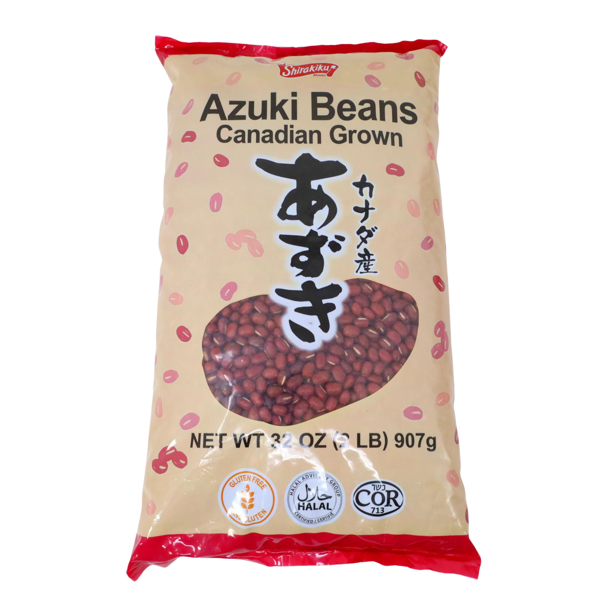 SHIRAKIKU CANADIAN GROWN AZUKI BEANS PACK 32OZ/907G